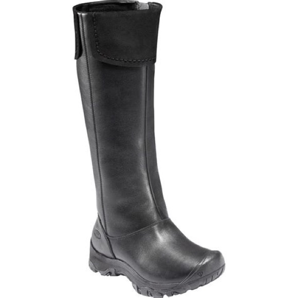 KEEN LAKEN HIGH BOOTS, W8.5 in Black - Picture 2 of 10